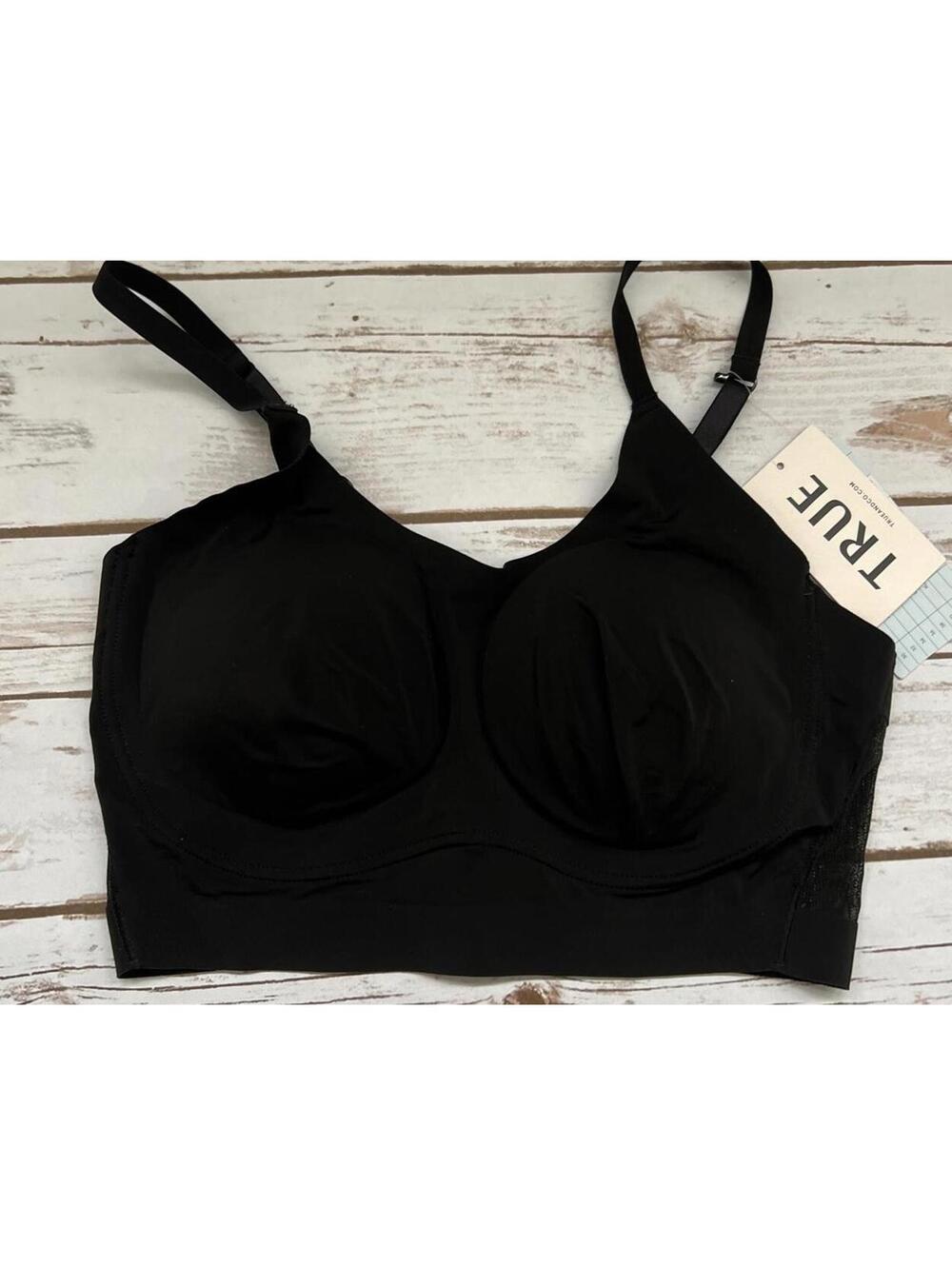 Trueandco NWT Black Full Cup Wireless Bra Size - M
